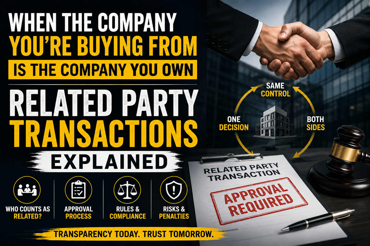 When The Company You're Buying From Is The Company You Own: Related Party Transactions Explained
